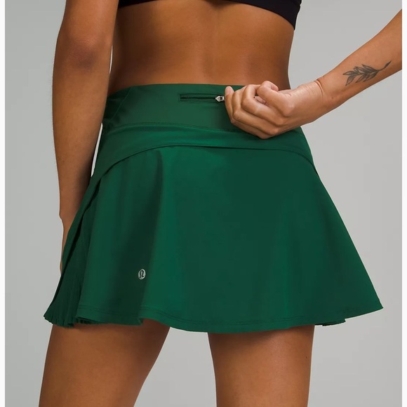 Lululemon Play Off The Pleats Skirt * Everglades Green - Picture 5 of 10